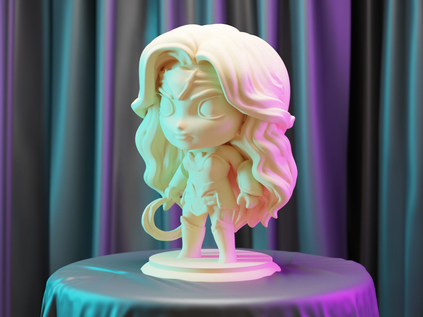 #197 The Wonder Woman Inspired Chibi Figure — vue 2