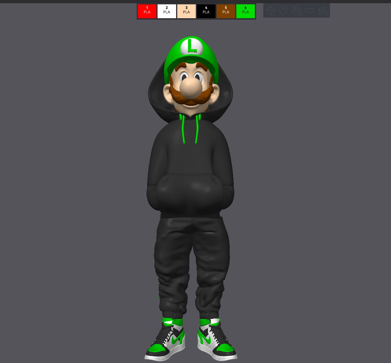 #197 Urban Vibes Luigi Blacked Out Plumber Drip Edition — vue 5