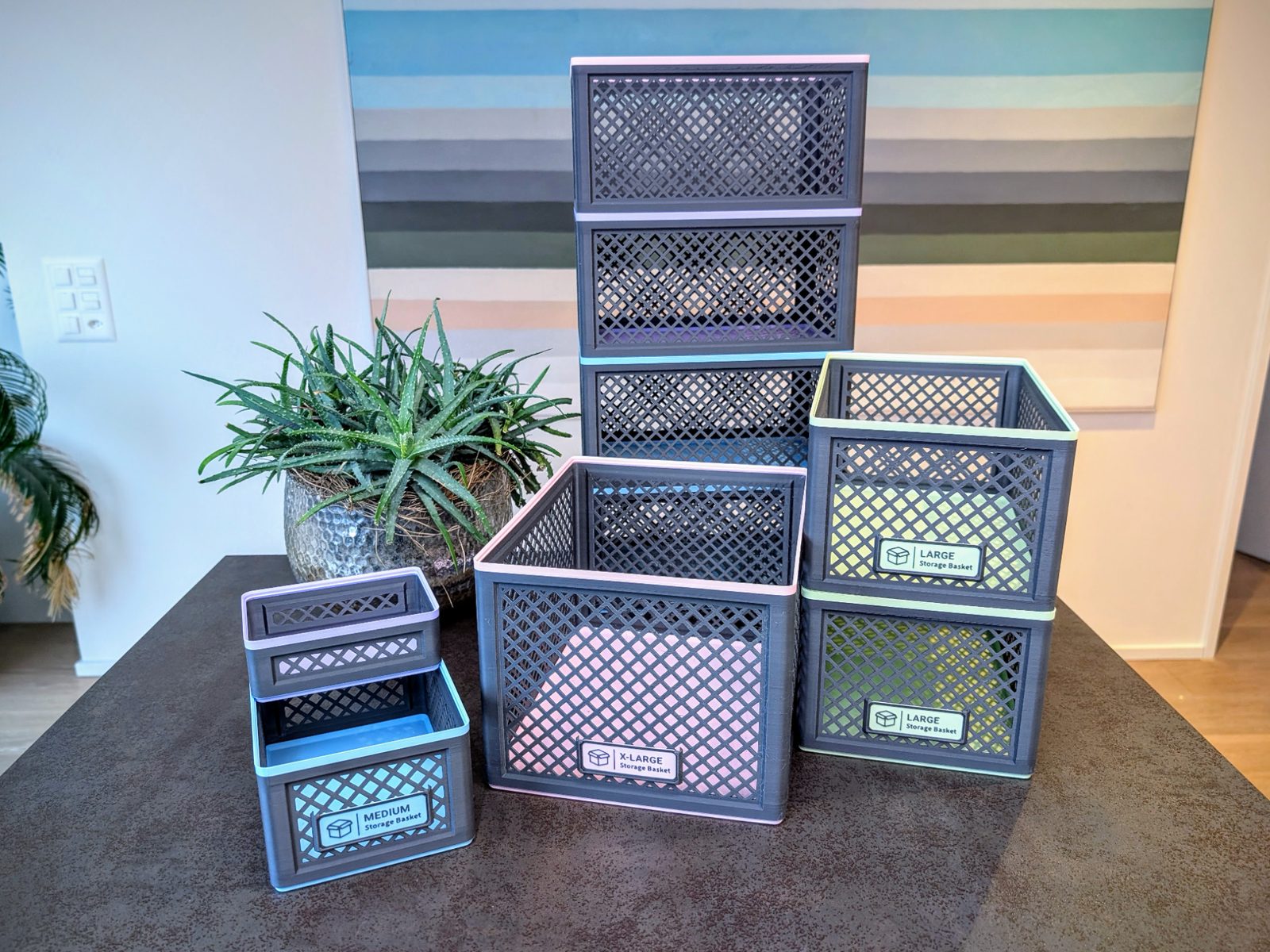 #199 Big Storage Basket System – Size Large — vue 10