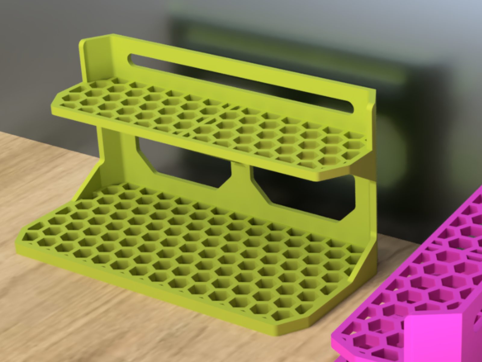 2 Tier Shelf & Tool Rack - Engineered Strength — vue 1