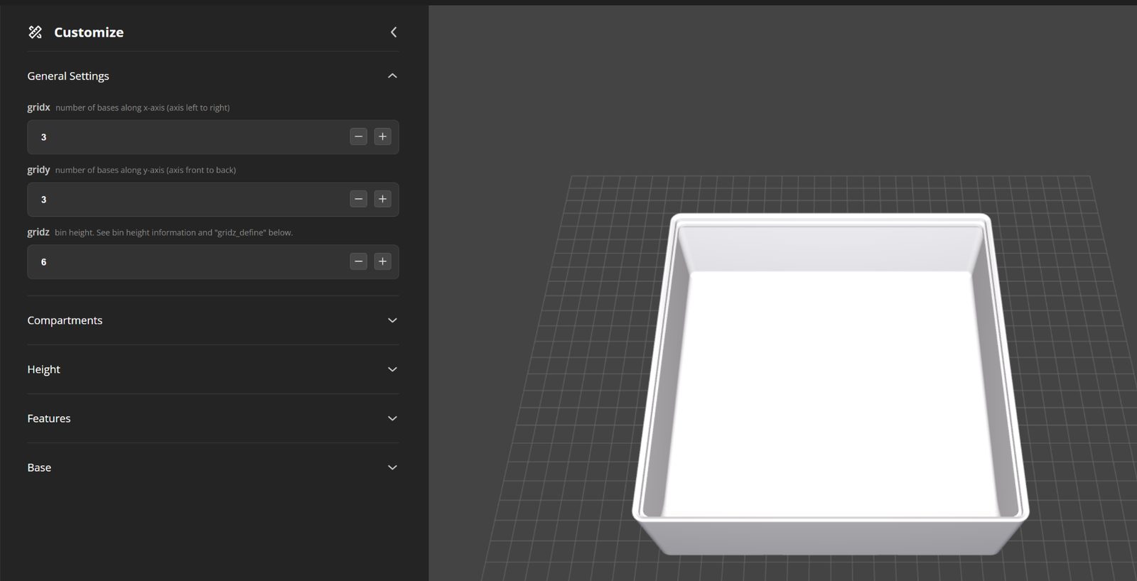 #203 Ultimate Gridfinity Bins Collection + Parametric — vue 110
