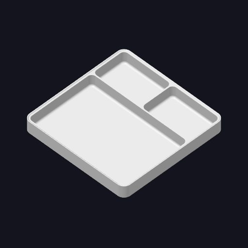 #205 Parametric Sorting Tray — vue 1
