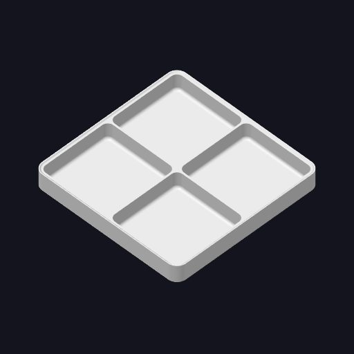 #205 Parametric Sorting Tray — vue 3