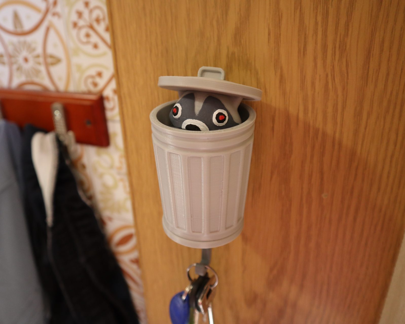#207 Raccoon Wall Key Holder — vue 4