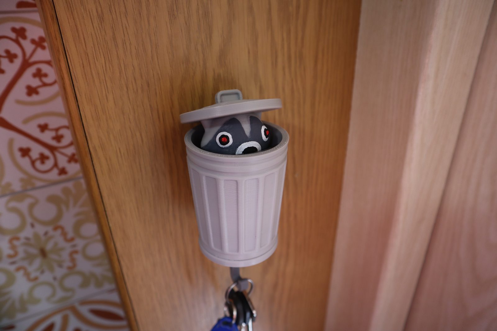 #207 Raccoon Wall Key Holder — vue 6