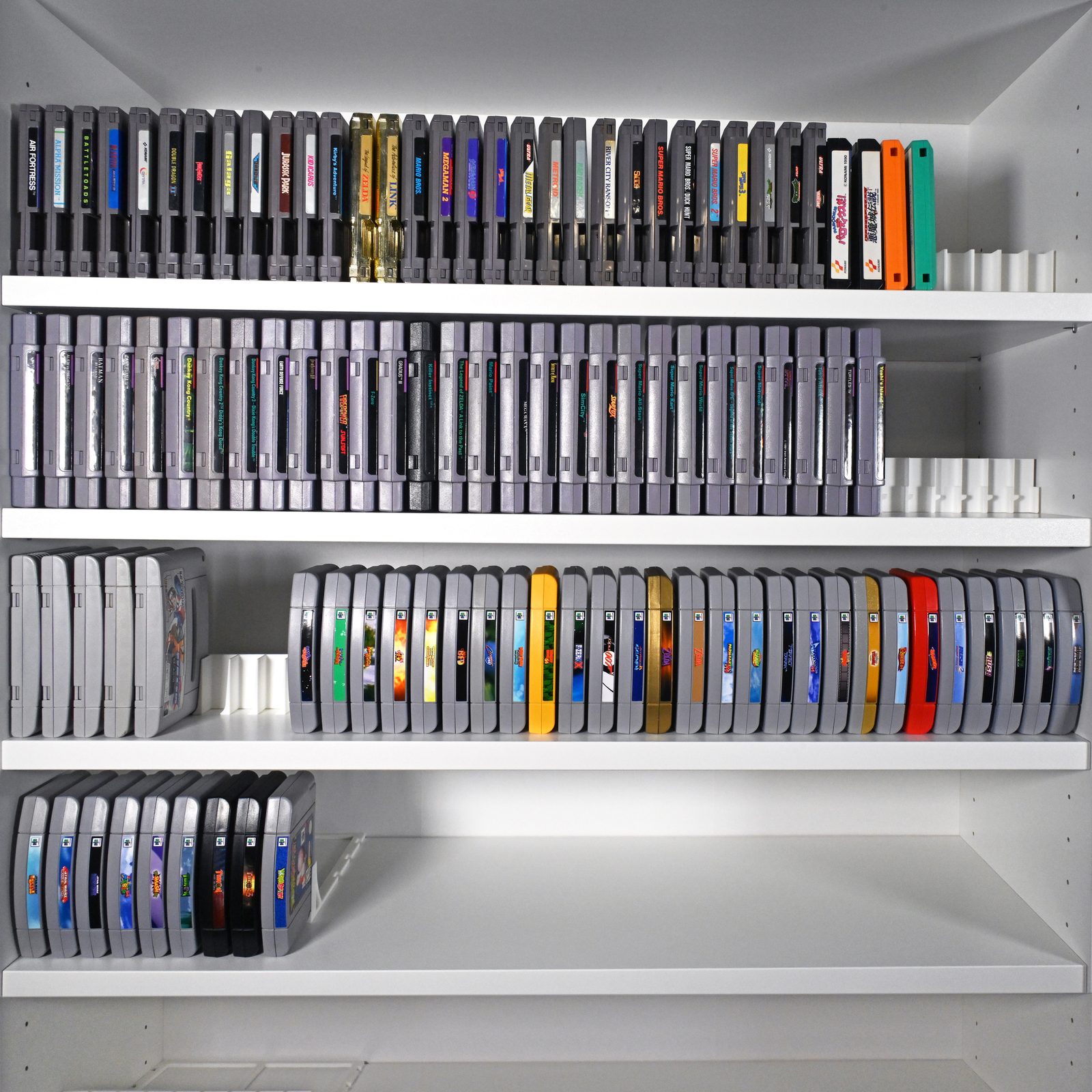 #208 Ikea Billy Bookcase Bumper Backers for Video Games — vue 4