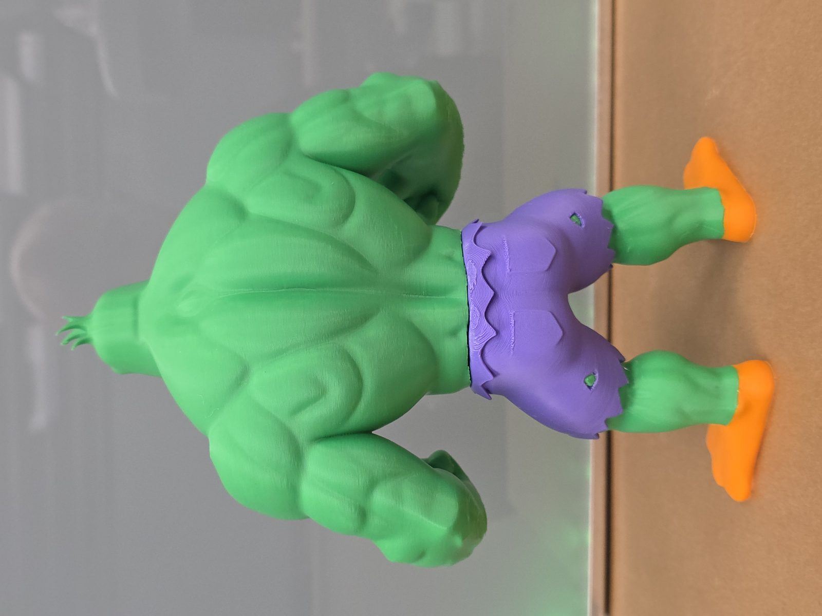 #209 Daffy Duck as Hulk — vue 10