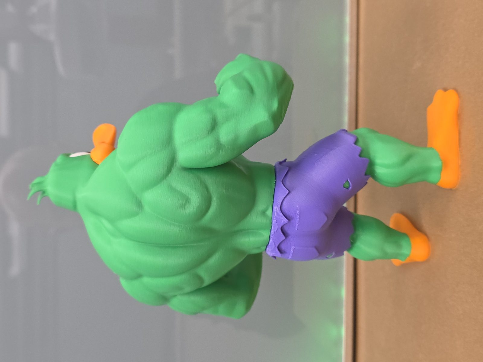 #209 Daffy Duck as Hulk — vue 11