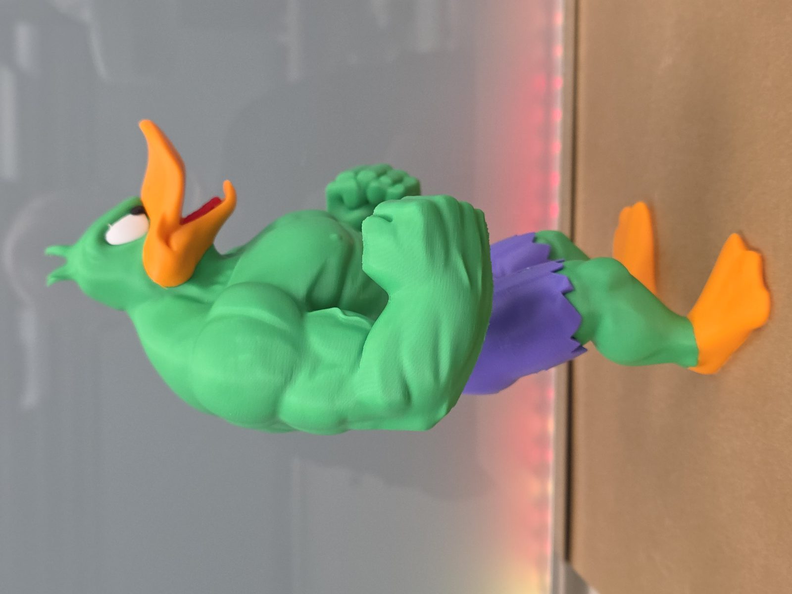 #209 Daffy Duck as Hulk — vue 12