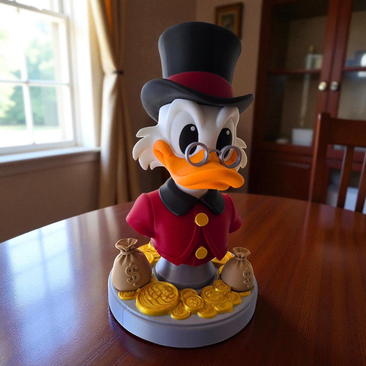 #211 Scrooge McDuck DuckTales Cartoon Collectible Bust — vue 3