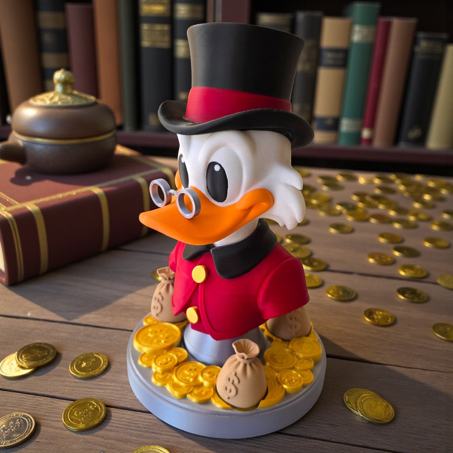 #211 Scrooge McDuck DuckTales Cartoon Collectible Bust — vue 7