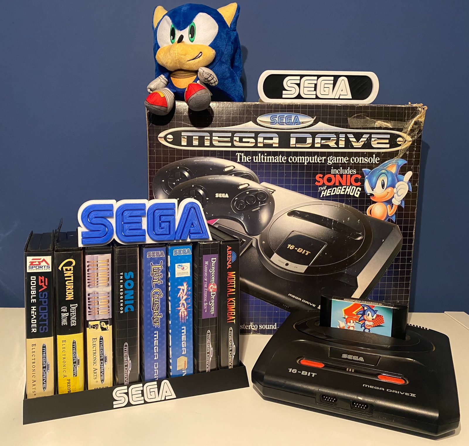 #213 8 Slot Sega Megadrive Display Stand Games Holder — vue 7
