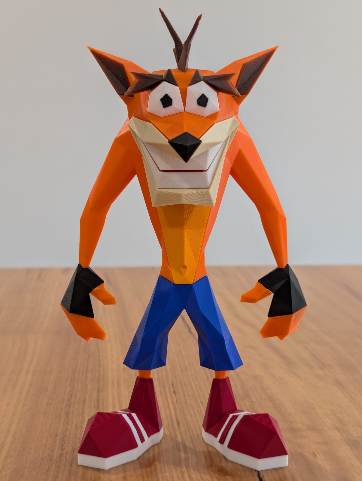 #214 Crash Bandicoot Figure - Low Poly PS1 — vue 1