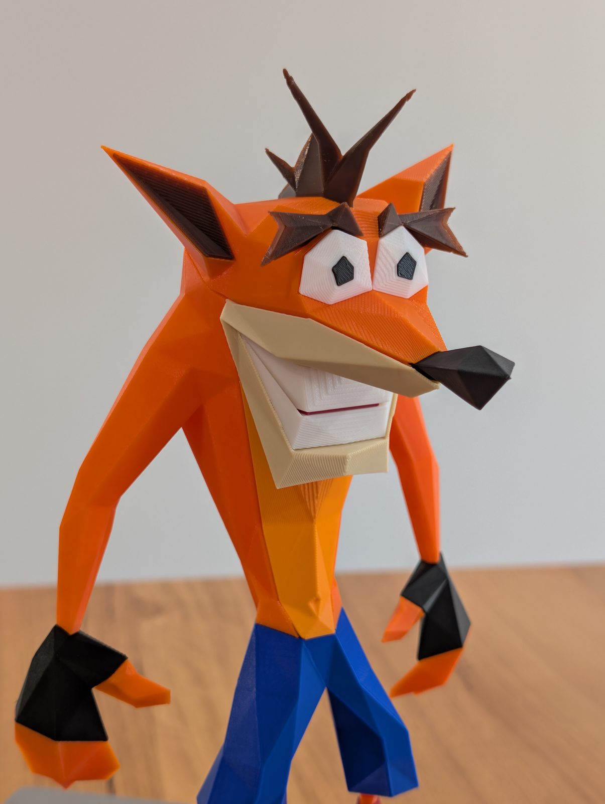 #214 Crash Bandicoot Figure - Low Poly PS1 — vue 4