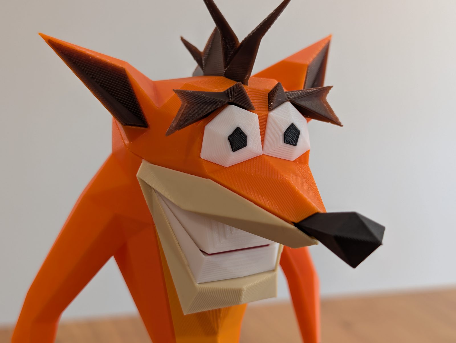 #214 Crash Bandicoot Figure - Low Poly PS1 — vue 6
