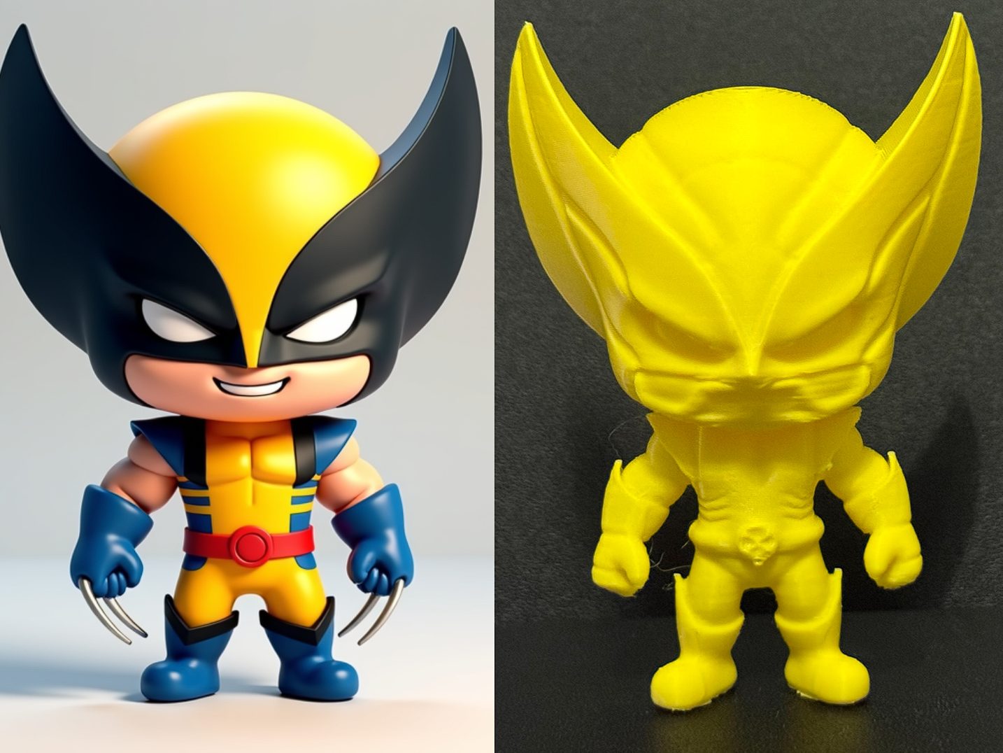 #214 Wolverine 3DChibi — vue 2