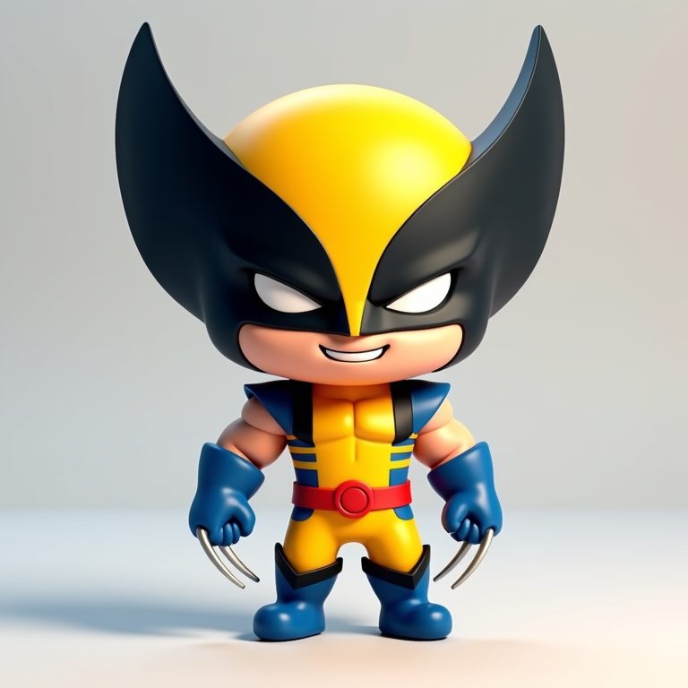 #214 Wolverine 3DChibi — vue 8