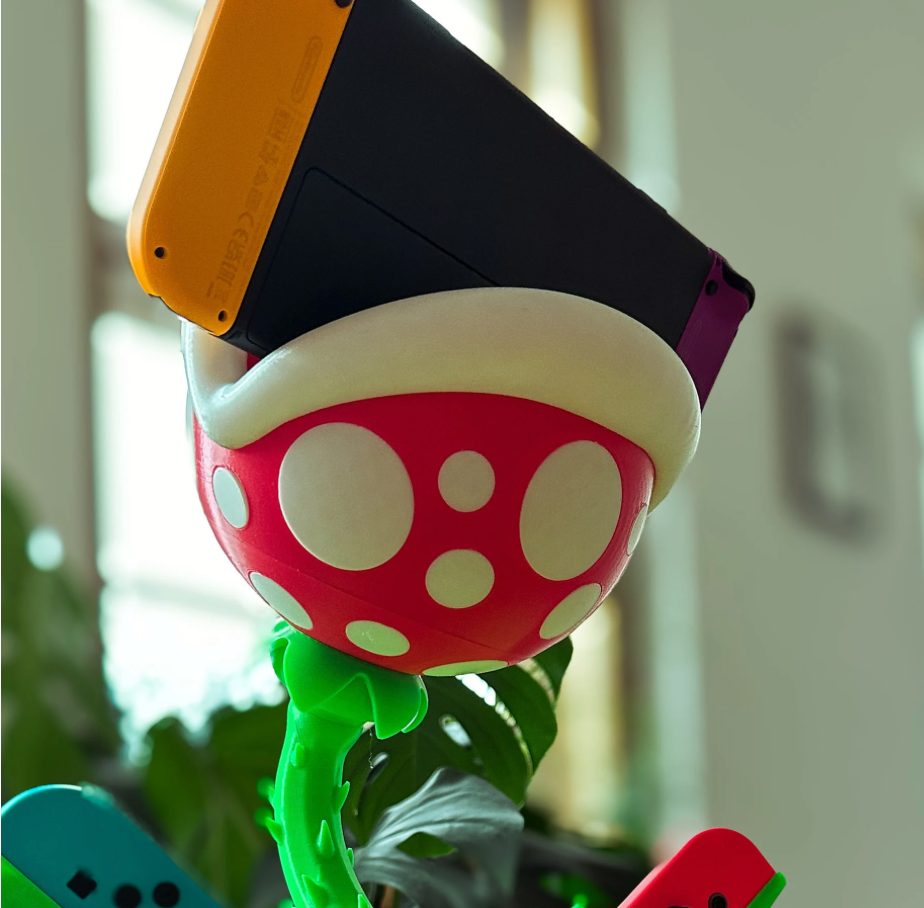 #215 Piranha Plant Switch Dock (Charging and TV - Hub) — vue 3