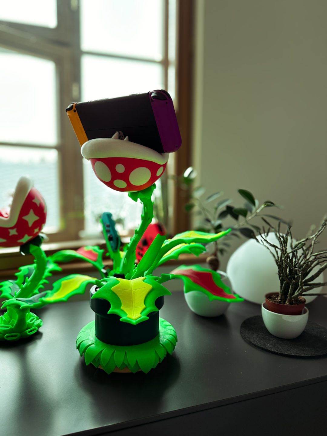 #215 Piranha Plant Switch Dock (Charging and TV - Hub) — vue 19