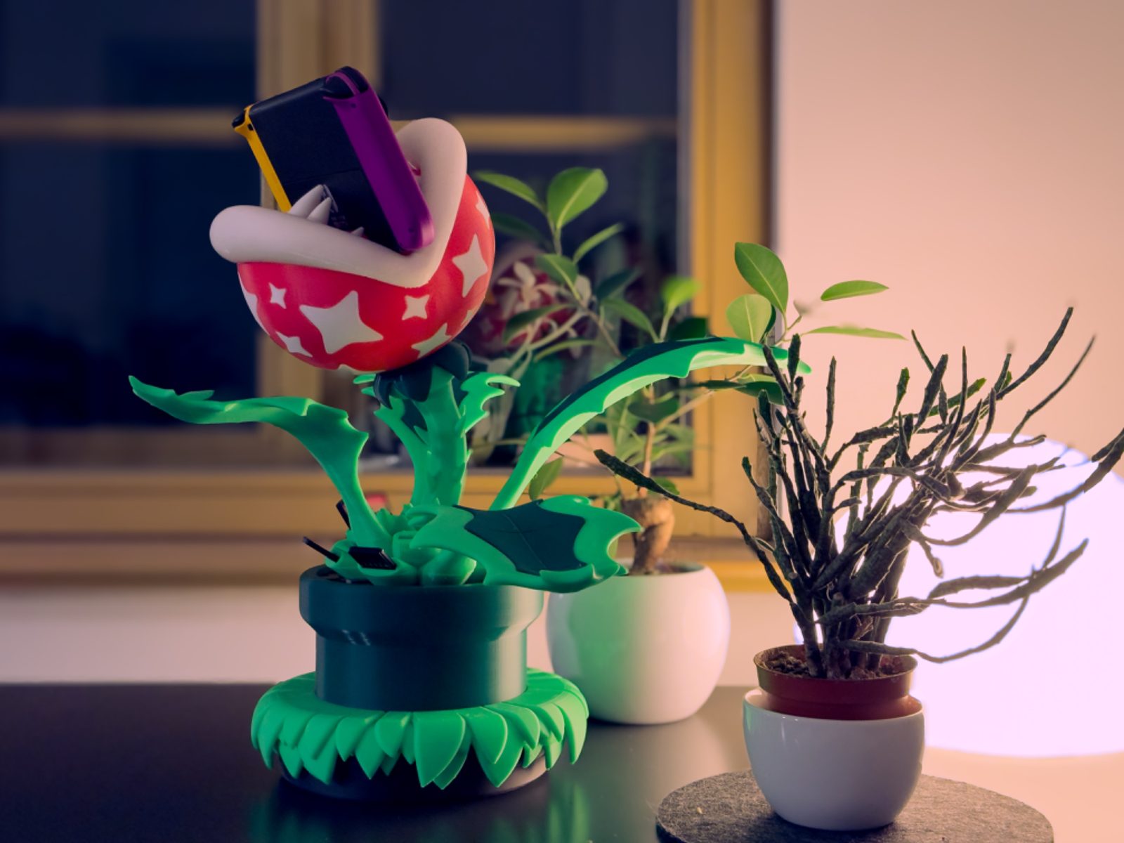 #215 Piranha Plant Switch Dock (Charging and TV - Hub) — vue 27