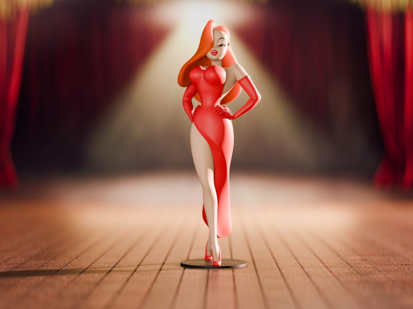 #222 Who Framed Roger Rabbit - Jessica Rabbit Figurine — vue 4