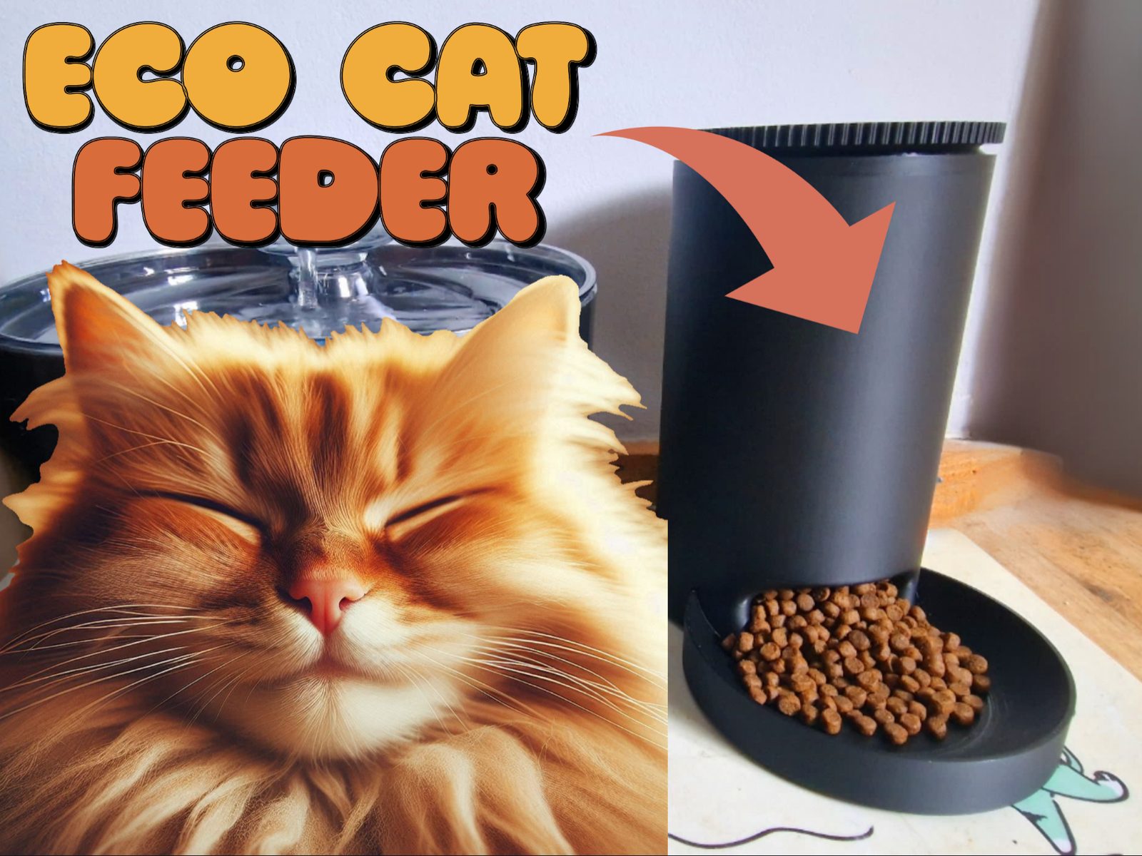 #223 Eco-Small Portion Pet Feeder — vue 1