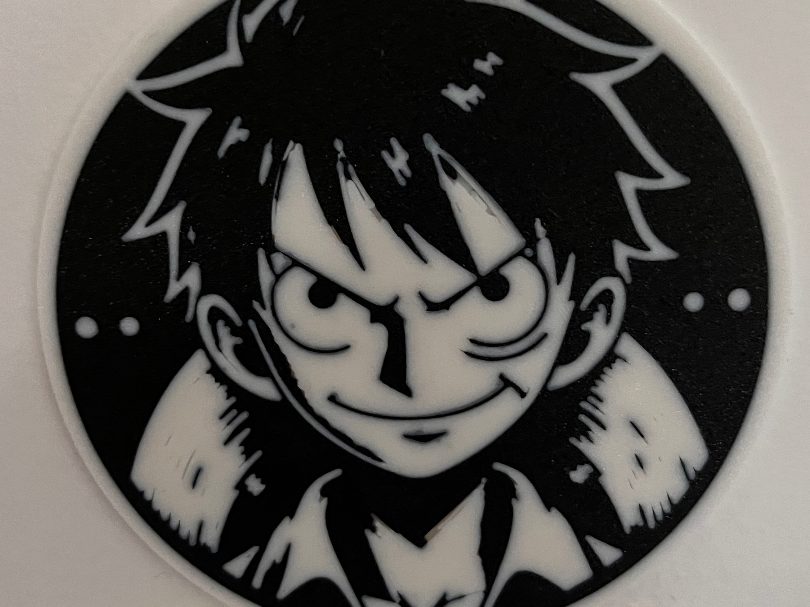 #225 Luffy one piece coaster — vue 2