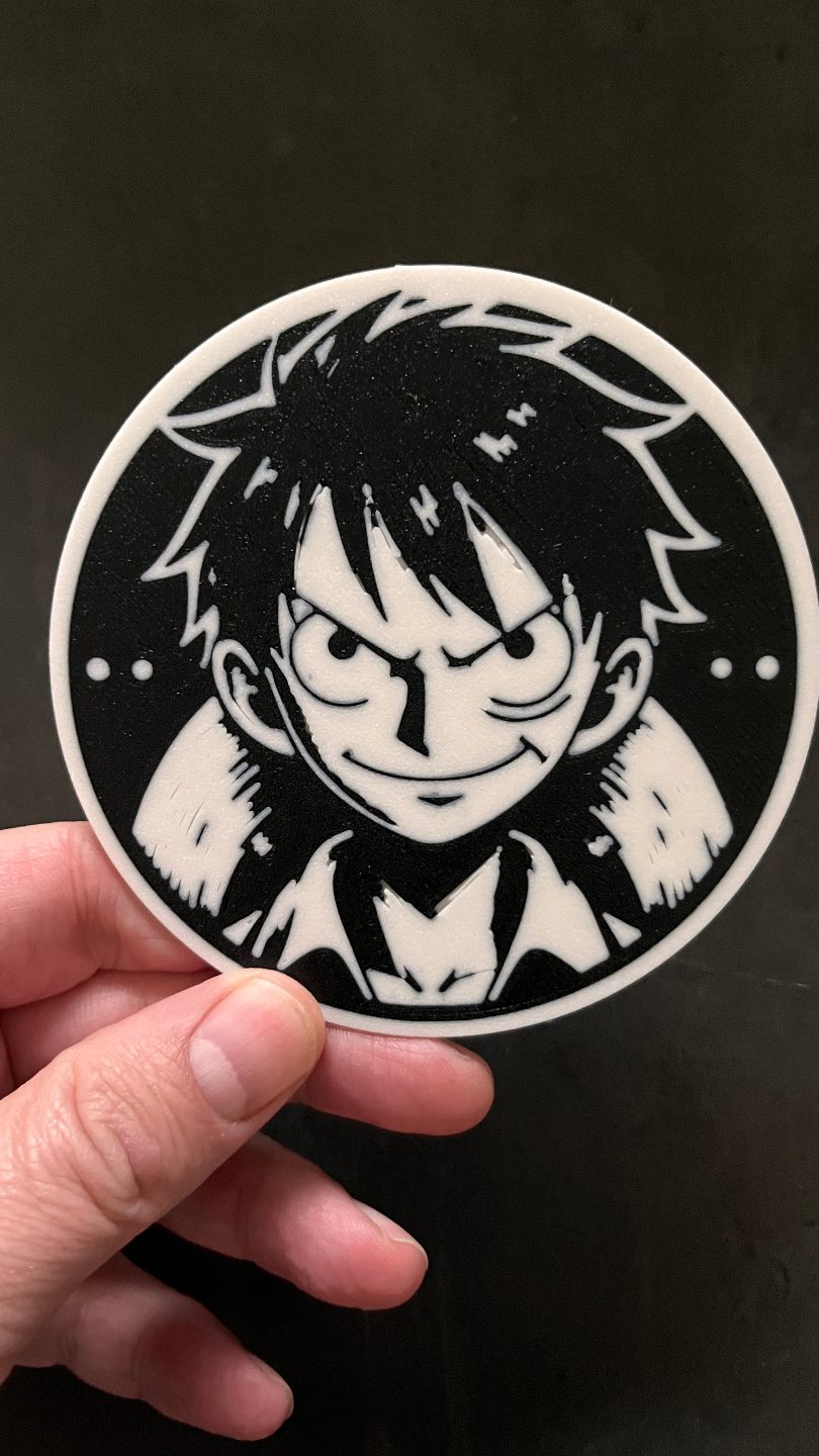 #225 Luffy one piece coaster — vue 5