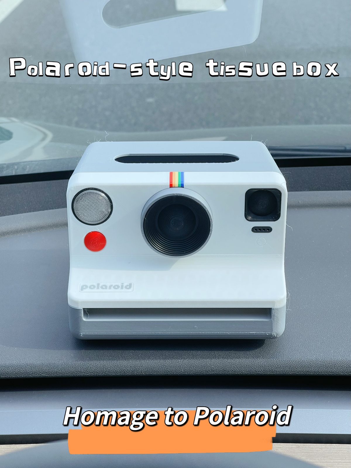 #231 Polaroid-style tissue box — vue 2