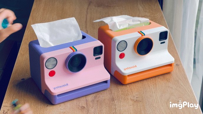 #231 Polaroid-style tissue box — vue 5