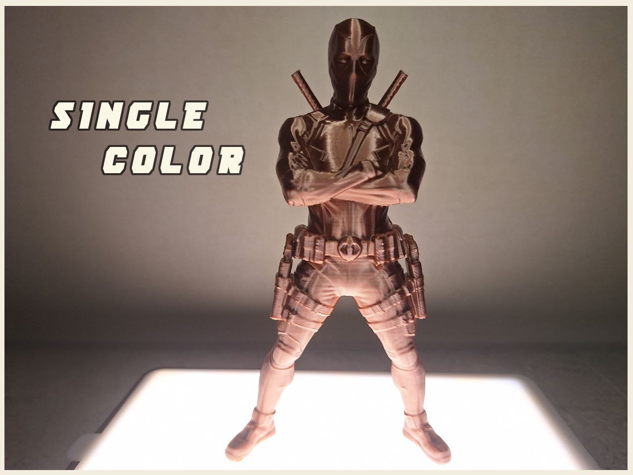#234 DEADPOOL - Detailed model, Multi and Singlecolor — vue 3