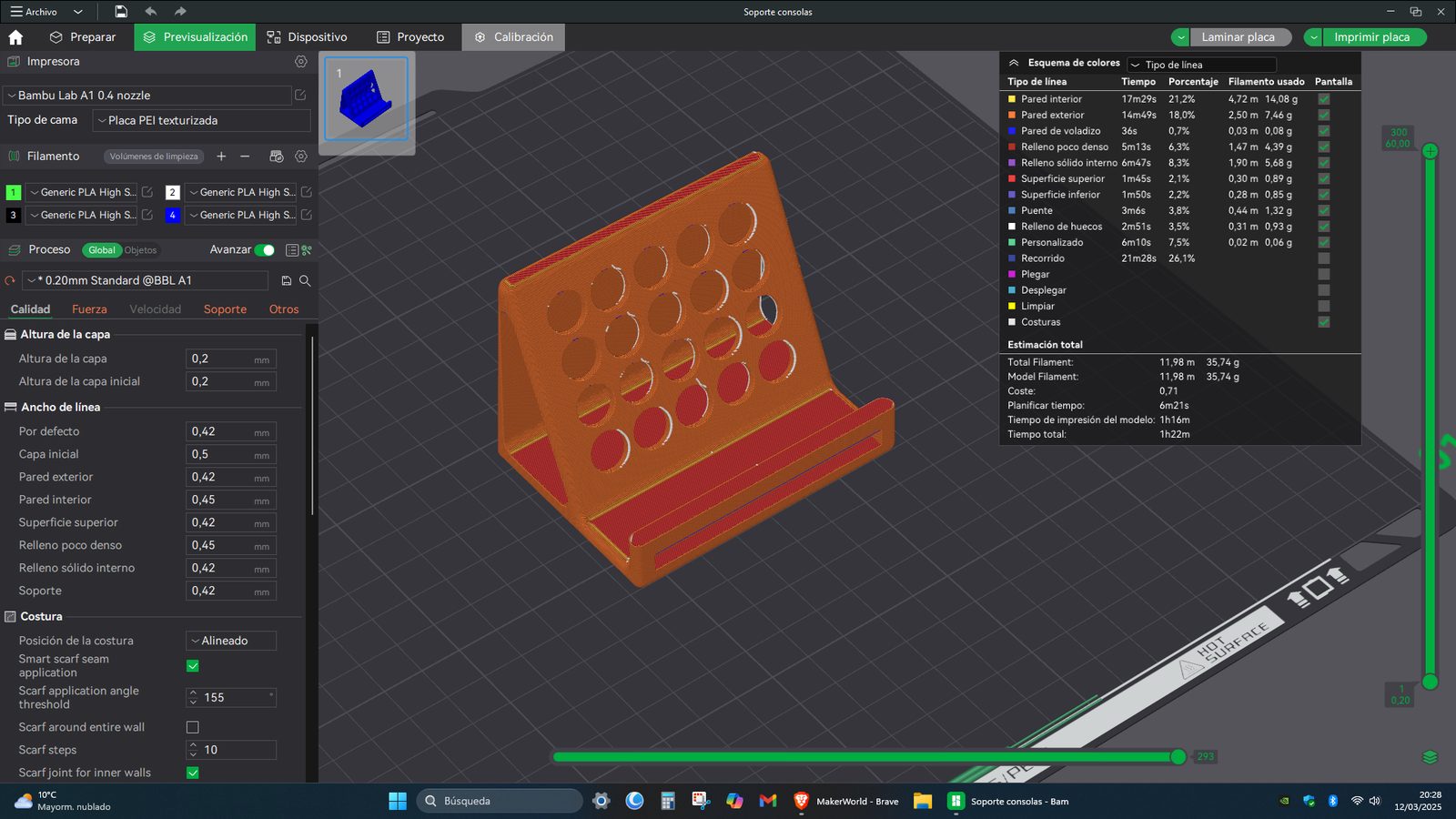 #234 Soporte expositor para consolas portatiles — vue 4