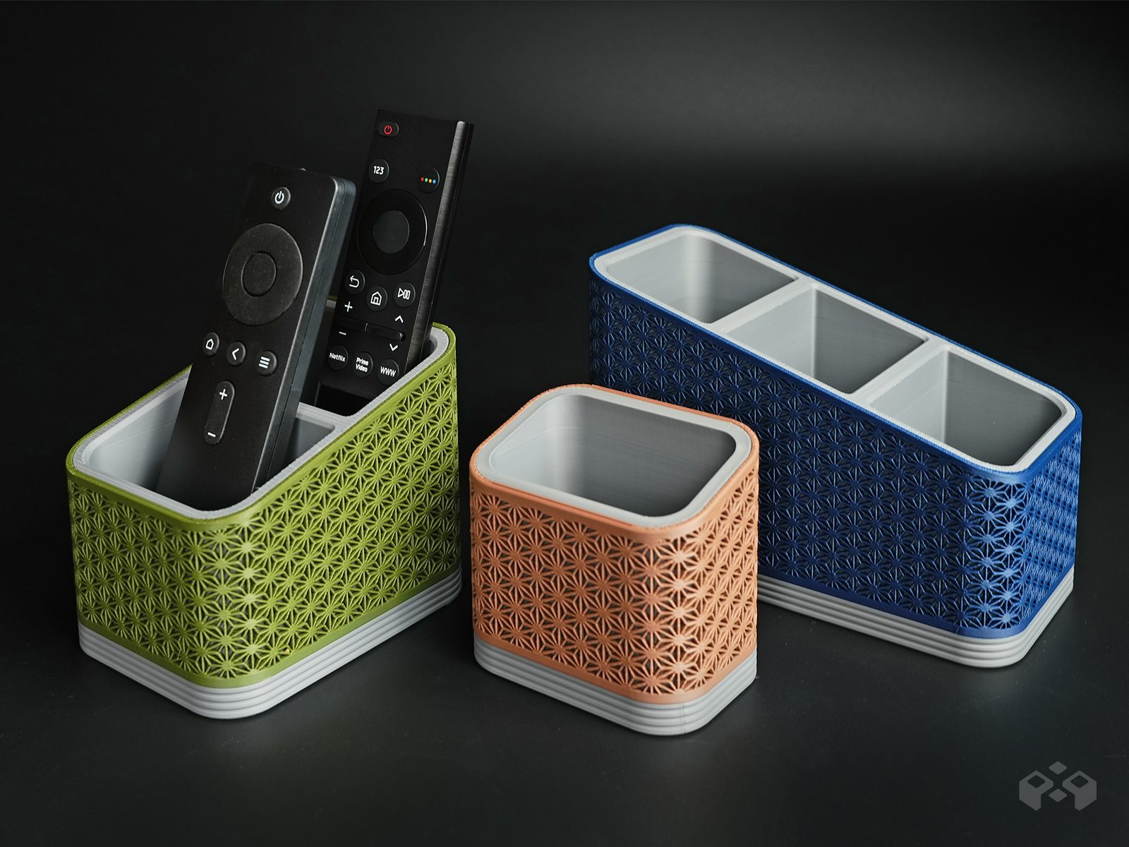 #237 Asanoha Remote Control Holder — vue 2