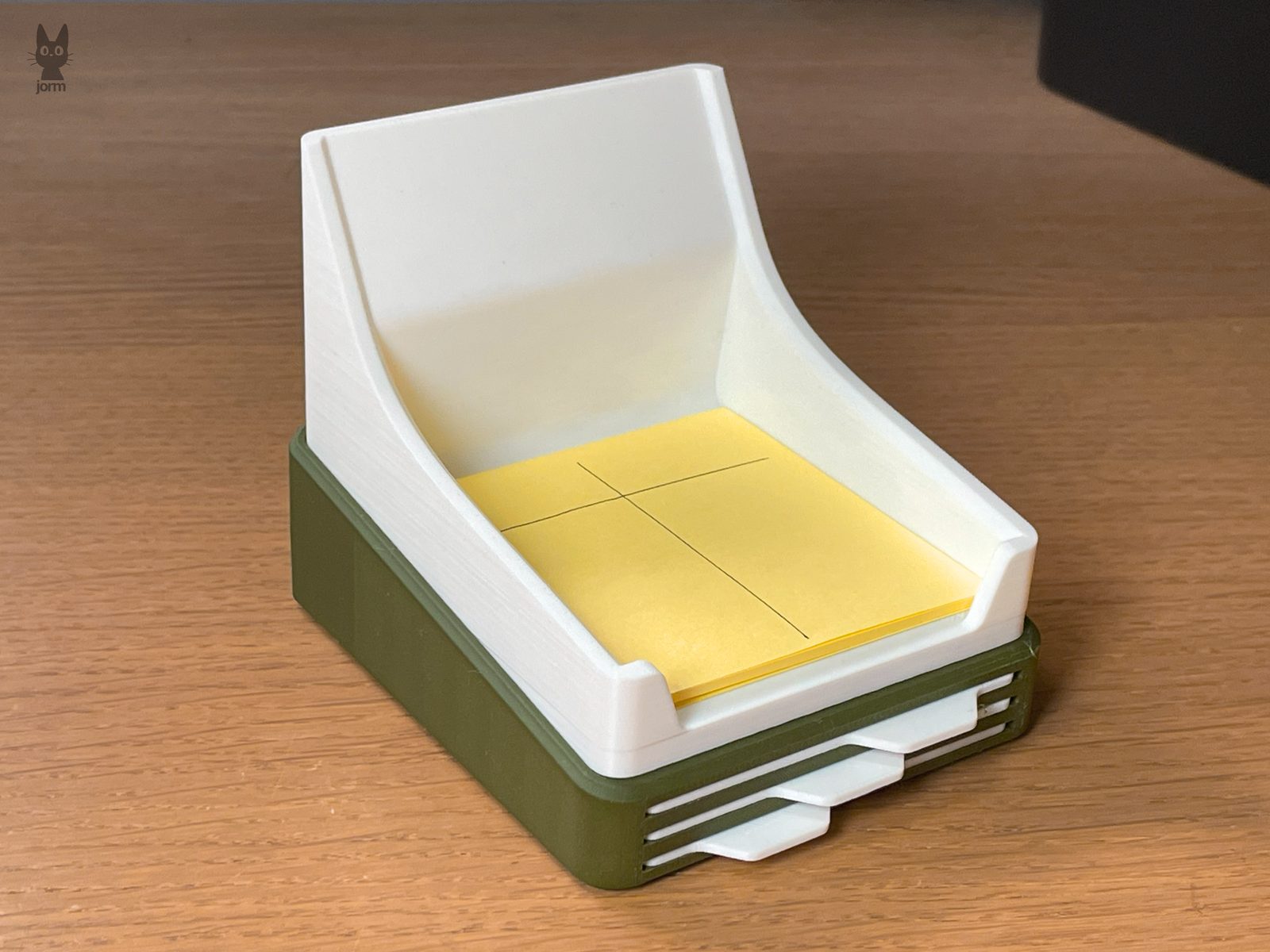#240 Sticky Note Holder with Stencils — vue 13