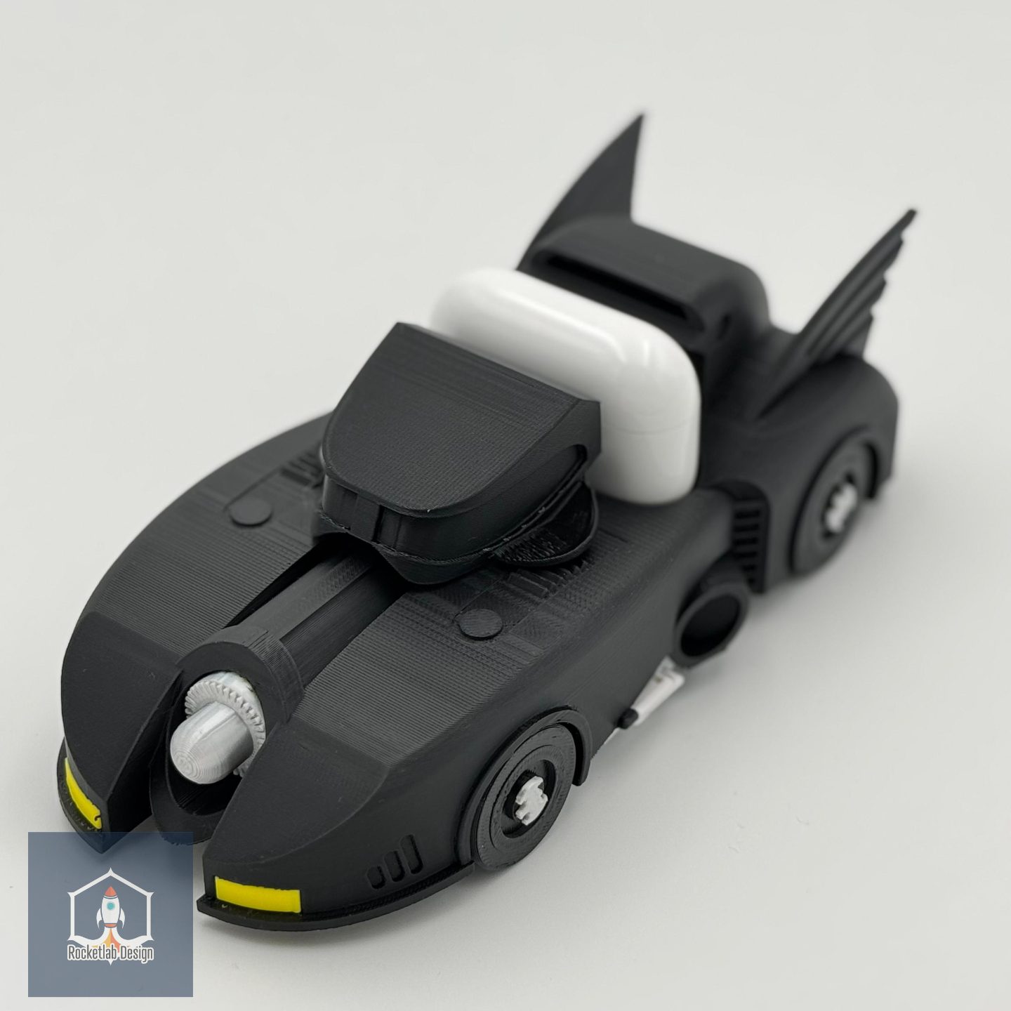 #242 1989 Batmobile AirPods Pro Charger — vue 3