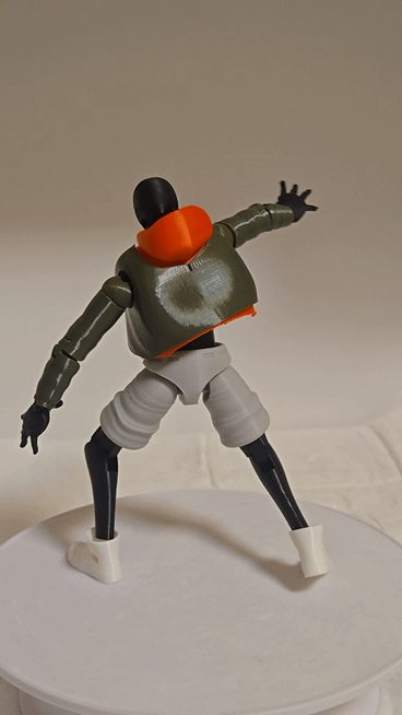 #242 Articulated Spiderman Miles Action Figure — vue 9