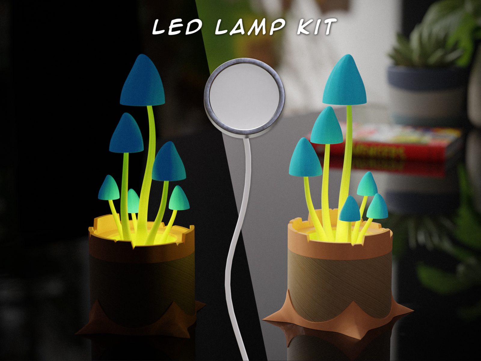 #246 Cardboard Tree Trunk Light — vue 3