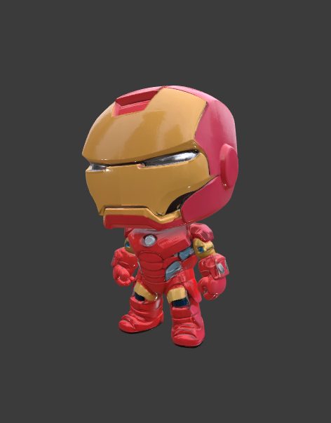 #246 funky Pop-style Iron Man figure — vue 4