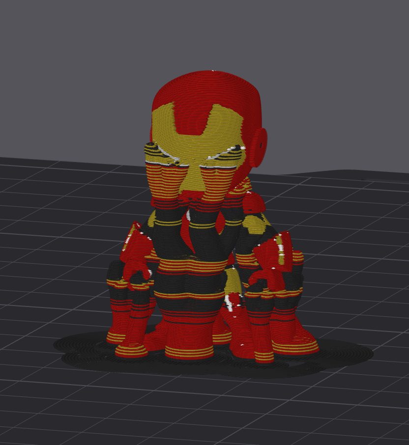 #247 Iron Man Chibi PrintMon Figure — vue 4