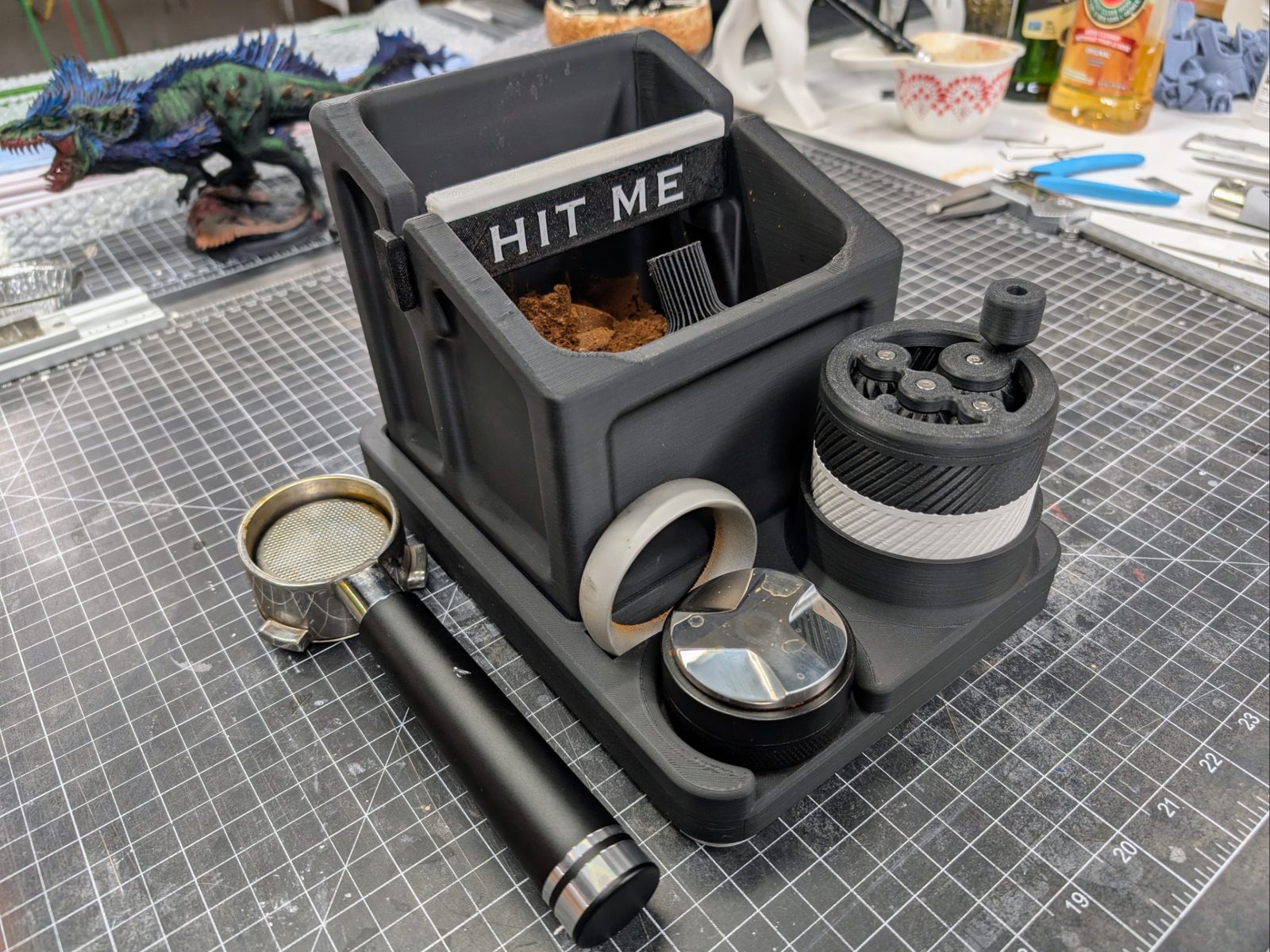 #248 Espresso knock box and organizer tray — vue 1