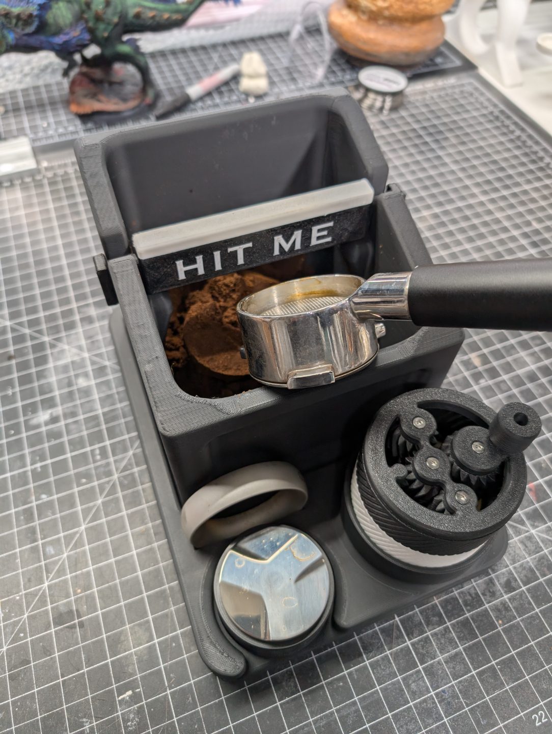 #248 Espresso knock box and organizer tray — vue 5
