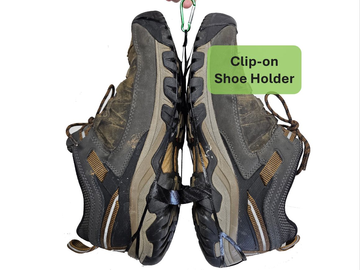 #250 Backpack Clip-on Shoe Holder (TPU) — vue 2