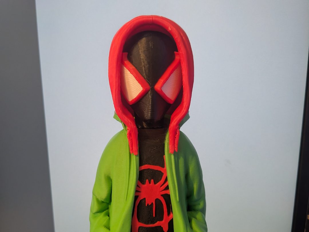 #252 Miles Morales Spiderman Head for Urban Bugs Body — vue 1