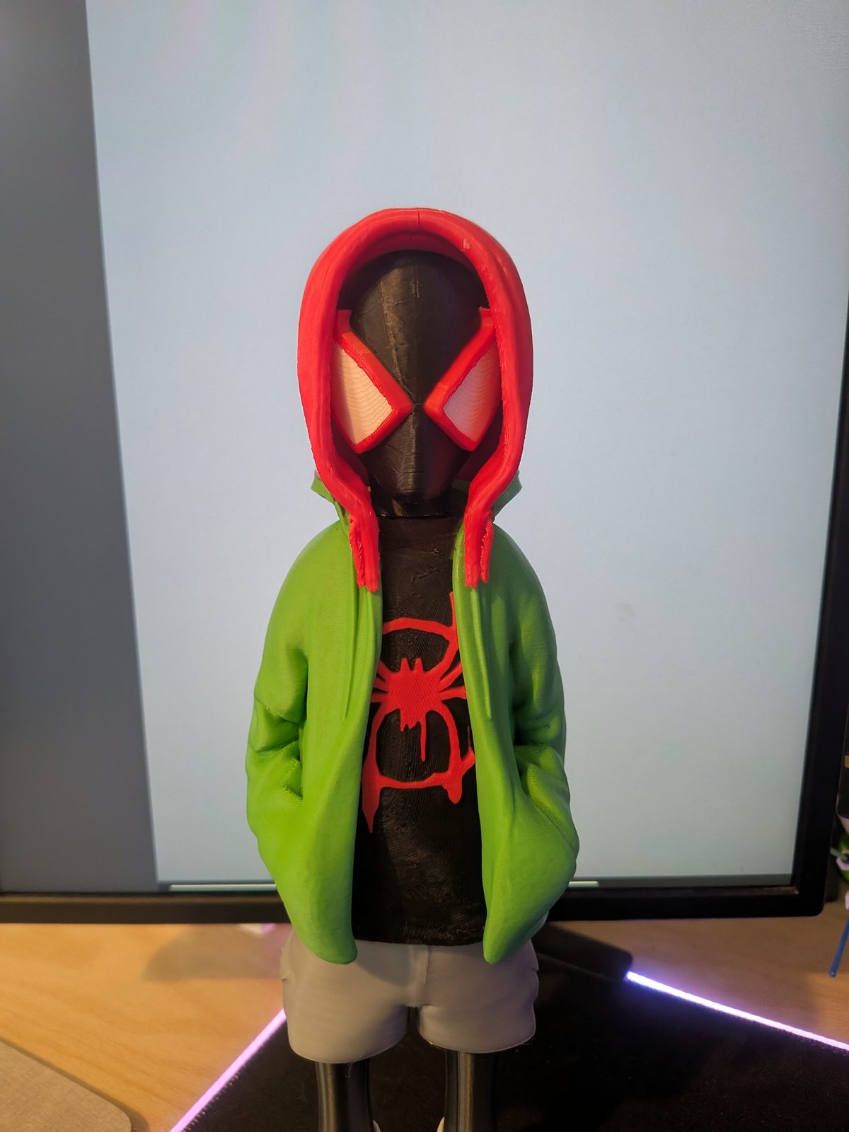 #252 Miles Morales Spiderman Head for Urban Bugs Body — vue 4