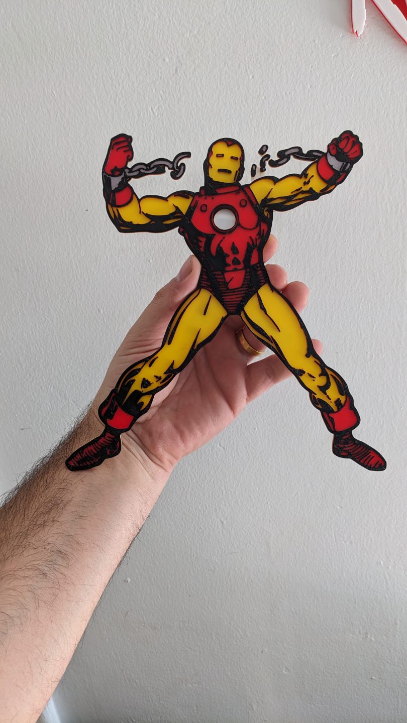 #255 Ironman Wall Art — vue 3