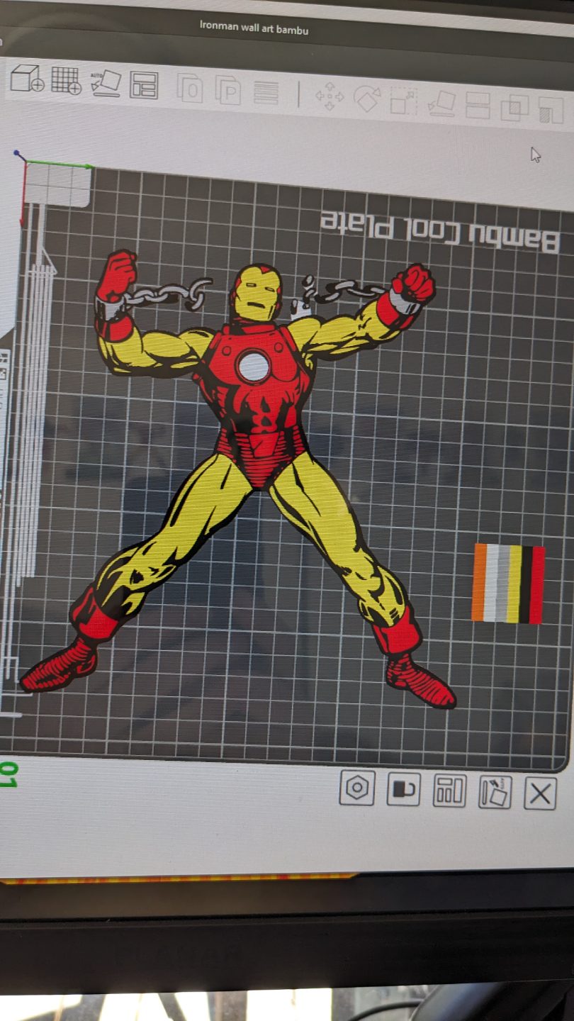 #255 Ironman Wall Art — vue 4