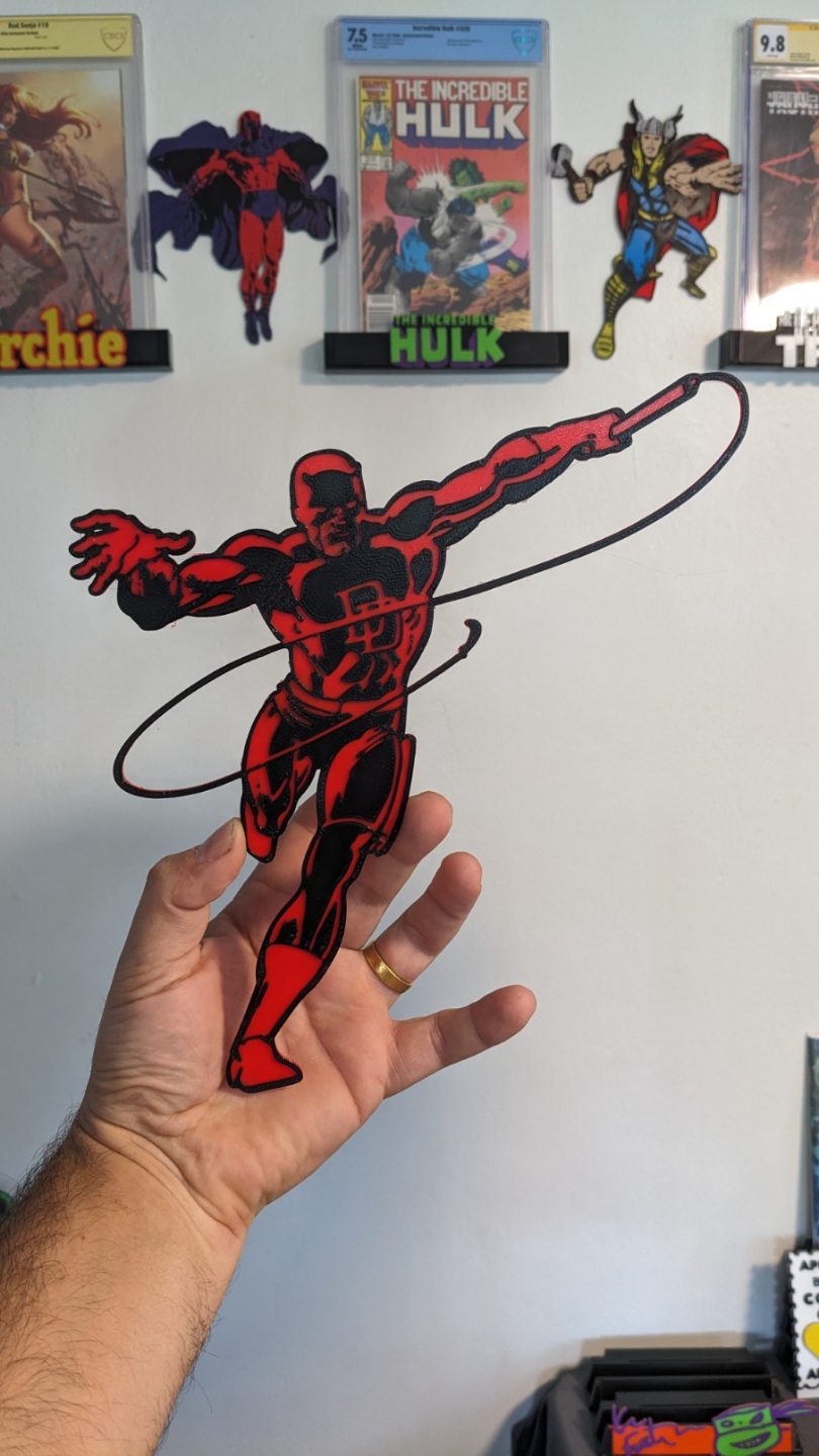 #256 Daredevil Wall art — vue 3