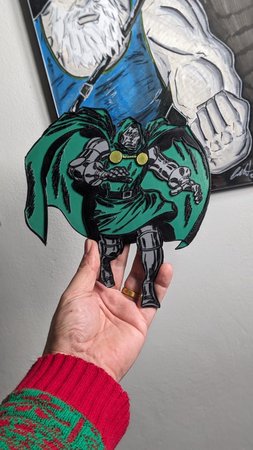 #258 Doctor Doom Wall Art — vue 2