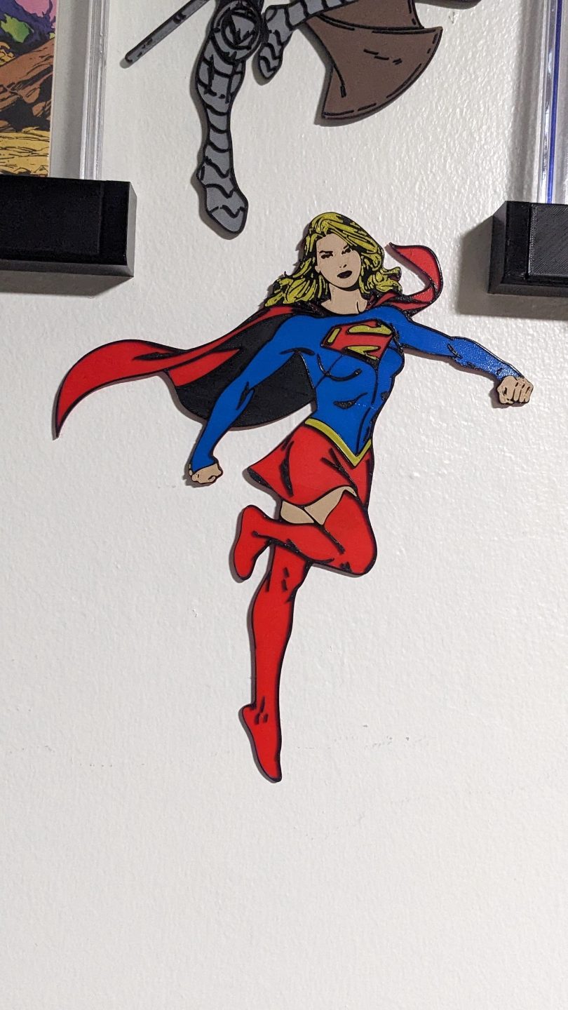 #260 Super Girl Wall Art — vue 2
