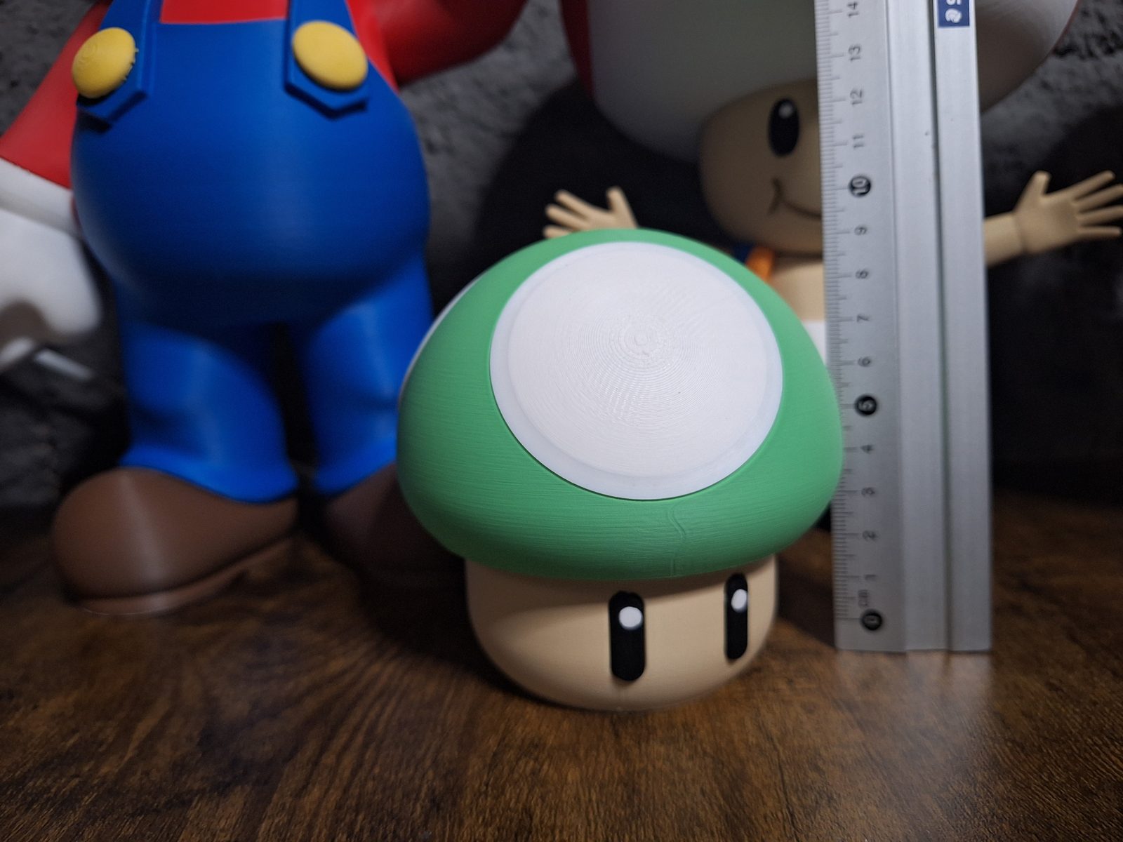 #263 Super Mario 1up mushroom Pilz container box game — vue 2
